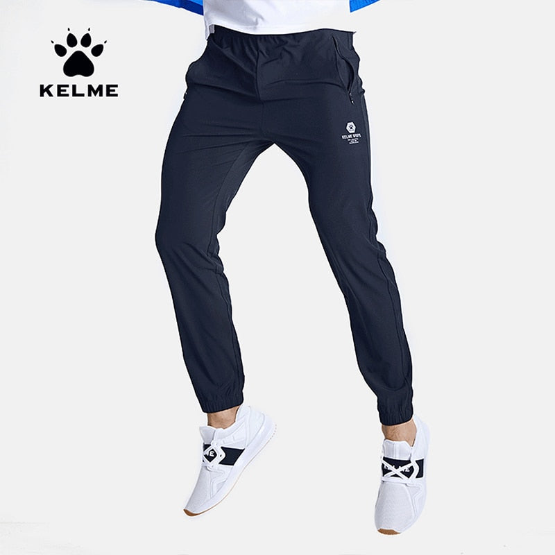 KELME hommes pantalons de survêtement Joggers séchage rapide respirant Jogging pantalon entraînement course Sport pantalon Sportwear 3991532