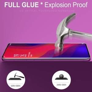 UV Tempered Glass For Samsung Note 20 Ultra 9 8 10 S9 S8 S7 Edge Liquid Glue Screen Protector For Samsung Galaxy S8 S9 S10 S20+