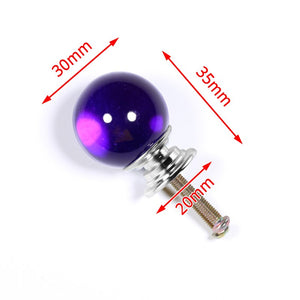 NAIERDI 30mm Crystal Ball Furniture Knob Kitchen Cupboard Door Pulls Drawer Knobs Cabinet Handles Wardrobe Door Handles Hardware