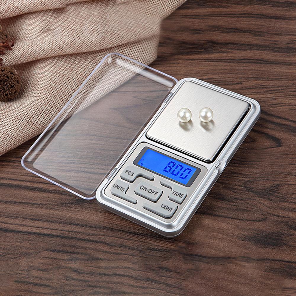 High Precision Balance Gold Jewelry Scale 0.1g 0.01gx100/200/300/500g Mini Pocket Scale Food Scales for Kitchen