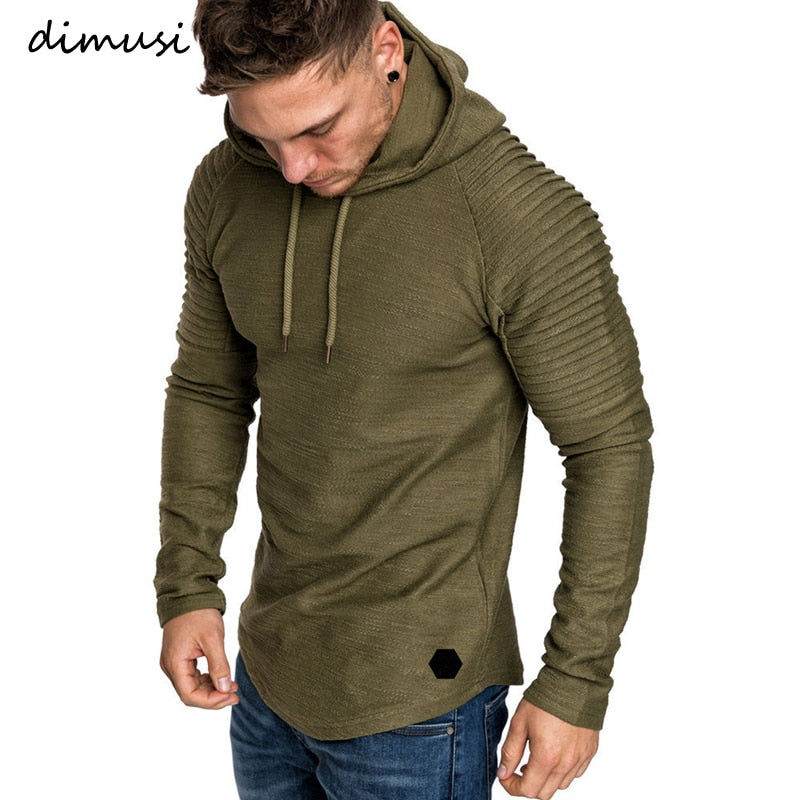 DIMUSI marque mode pulls à capuche pour hommes hommes couleur unie à capuche mince sweat à capuche hommes sweat à capuche Hip Hop sweat à capuche vêtements de sport survêtement, TA301