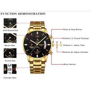 NIBOSI 2020 Mens Watches Top Brand Luxury Men Blue Watch Military Sport Wristwatch Quartz Watch erkek saat Relogio Masculino