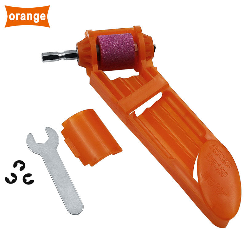 1set Corundum Grinding Wheel Drill Bit Sharpener Titanium Drill Portable Drill Bit Powered Tool Parts