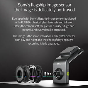 Xiaomi Mijia 360 Dash Camera APP Control 1080P Small Stature High Quality Image Remote Monitoring 4 Full F2.2 Chinese Version