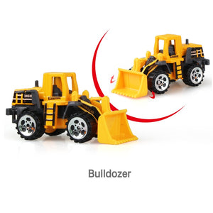 Véhicules agricoles moulés sous pression Mini voiture modèle ingénierie voiture modèle tracteur ingénierie voiture tracteur jouets modèle pour enfants cadeau de noël