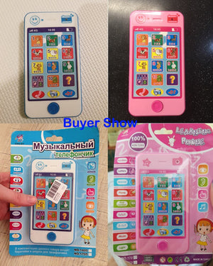 Langue russe enfants téléphone jouets enfants éducatifs Simulation musique téléphone Mobile jouet téléphone jouet cadeau pour enfants bébé téléphone