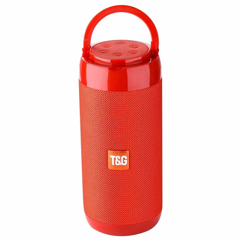 TG113C Column Portable Bluetooth Mini Speaker with FM Radio TF Card AUX Cable Wireless Loundpeakers &Phone Holder 9 Colors