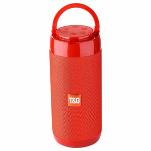 TG113C Column Portable Bluetooth Mini Speaker with FM Radio TF Card AUX Cable Wireless Loundpeakers &Phone Holder 9 Colors