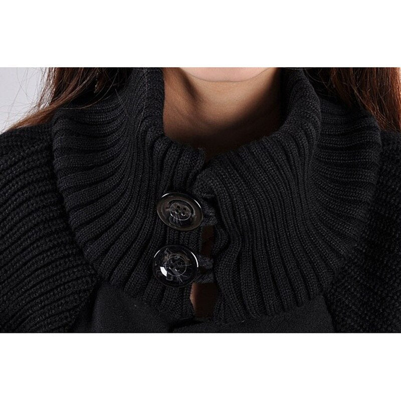 NYFS 2020 New Winter women Loose Camouflage woolen thickening Overcoat Female Outerwear Oversized Coat