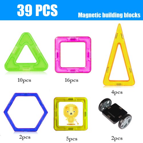 30-180pcs/Set Mini Magnet Building Construction Designer DIY Educational Blocks Games Blocks Magnetic Toys For kids