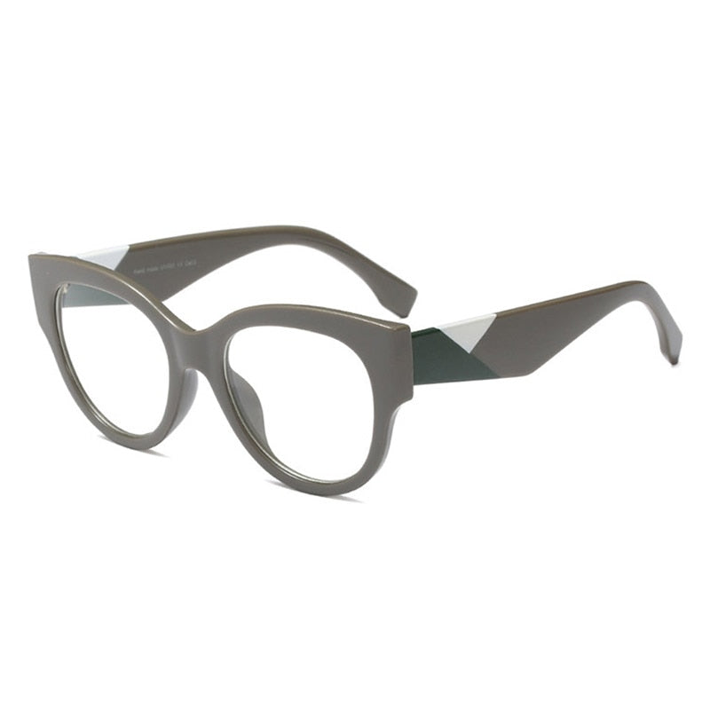Woman Acetate Optical Eyeglasses Fashion Oversize Big Rim Frame Spectacles for Women Prescription Eyewear Glasses Frame