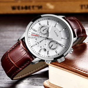 LIGE 2019 New Watch Men Fashion Sport Quartz Clock Mens Watches Brand Luxury Leather Business Waterproof Watch Relogio Masculino