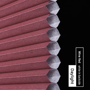 Made-to-Order Blackout Motorized Cellular Shades, Cordless Honeycomb blinds, Remote and Batteries Included