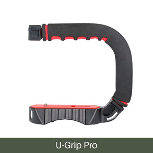 Ulanzi u-grip Pro Triple montage sur chaussure stabilisateur vidéo poignée vidéo poignée caméra téléphone Kit de montage vidéo pour Nikon Canon iPhone X 8 7
