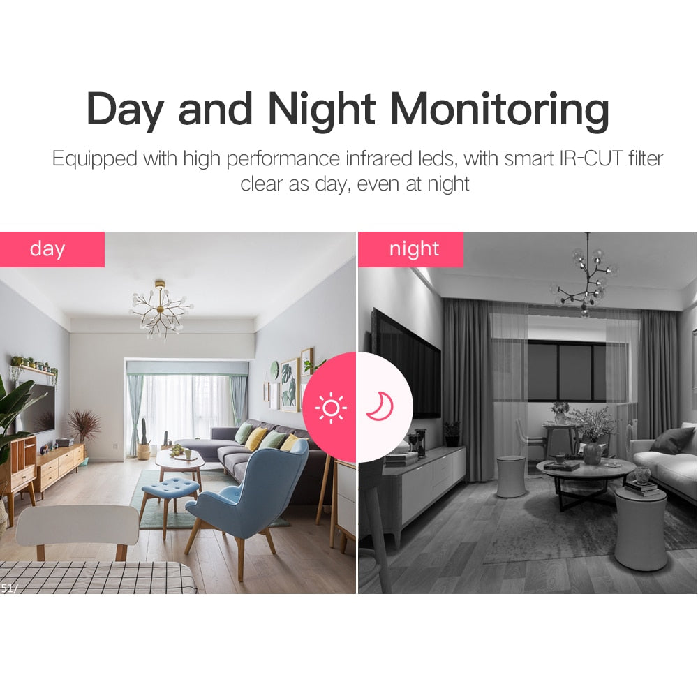SDETER 1080P 720P IP Camera Security Camera WiFi Wireless CCTV Camera Surveillance IR Night Vision P2P Baby Monitor Pet Camera