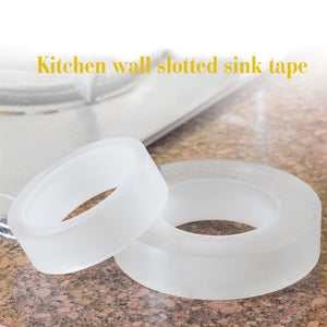 Kitchen Sink Waterproof Mildew Strong Self-adhesive Transparent Tape Bathroom Toilet Crevice Strip Self-adhesive Pool Water Seal