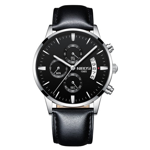 NIBOSI 2020 Mens Watches Top Brand Luxury Men Blue Watch Military Sport Wristwatch Quartz Watch erkek saat Relogio Masculino