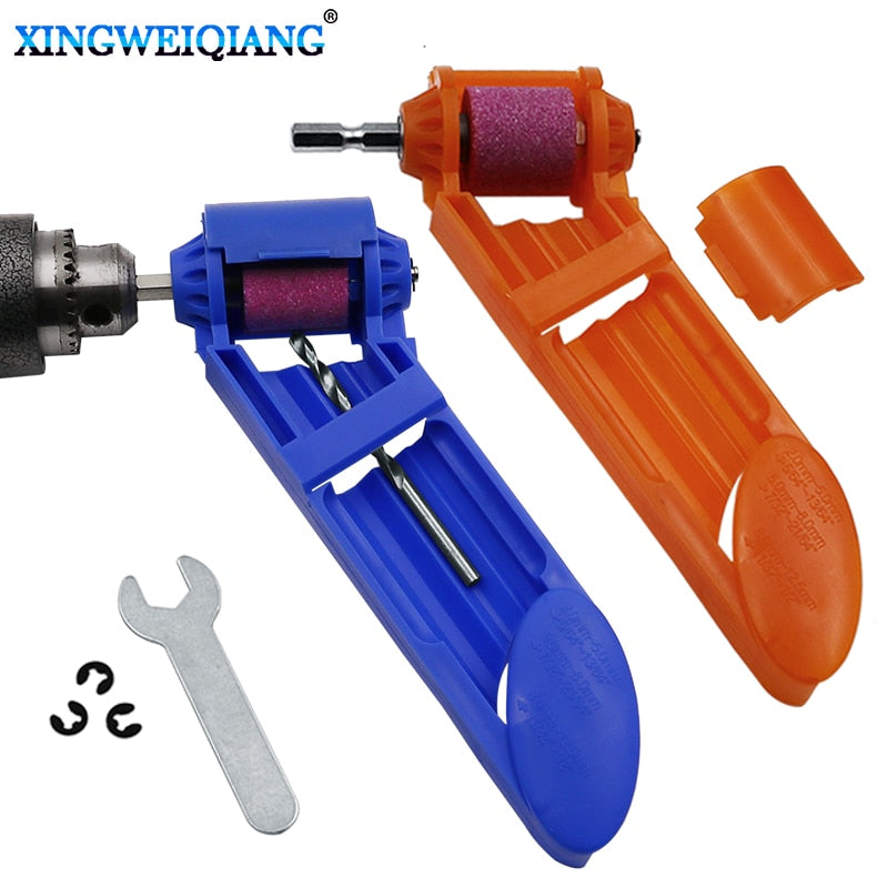 1set Corundum Grinding Wheel Drill Bit Sharpener Titanium Drill Portable Drill Bit Powered Tool Parts