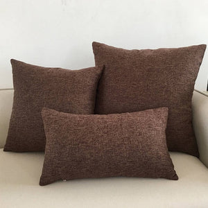 Solid sofa cushion cover 30x50/40x40/45x45/40x60/50x50/55x55/60x60cm decorative throw pillow case cover for car seat chair decor