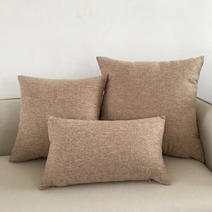 Solid sofa cushion cover 30x50/40x40/45x45/40x60/50x50/55x55/60x60cm decorative throw pillow case cover for car seat chair decor