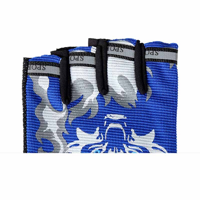 Hot Sale 1 Pair Unisex Kids Anti-slip Breathable Bike Bicycle Motorcycle Half Finger Gloves Outdoor Cycling Hand Protect Wear