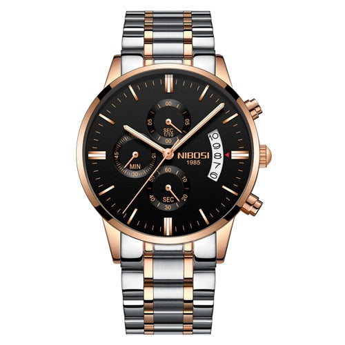 NIBOSI 2020 Mens Watches Top Brand Luxury Men Blue Watch Military Sport Wristwatch Quartz Watch erkek saat Relogio Masculino