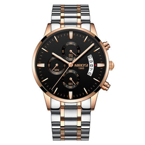 NIBOSI 2020 Mens Watches Top Brand Luxury Men Blue Watch Military Sport Wristwatch Quartz Watch erkek saat Relogio Masculino