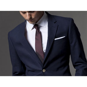Men Suit Men Tuxedo Custom Made Wedding Suits For Men 2019 Tailored Light Navy Blue Mens Suits With Pants Costume Homme Mariage