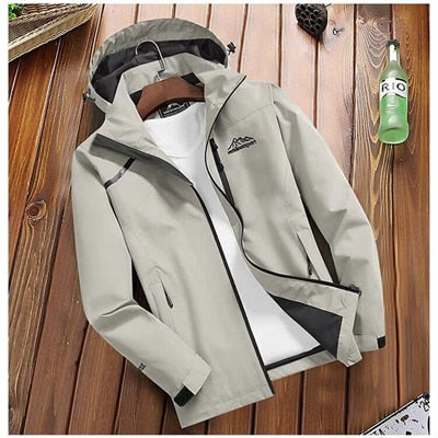 DIMUSI Mens Bomber Jacket Casual Men Thin Army Tactics Windbreaker Jacket Mens Waterproof Breathable Hooded Coats Clothing 4XL