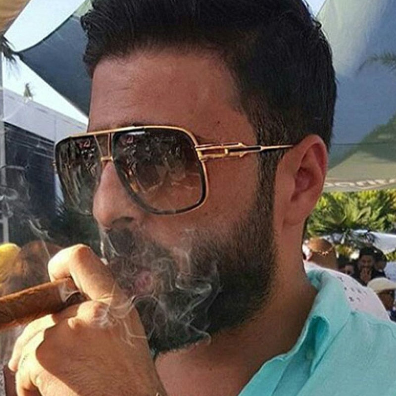 Lunettes de soleil rétro de haute qualité | Grand cadre pour hommes, lunettes de conduite carrées pour femmes, lunettes de soleil 12 couleurs Gafas, nouvelle mode 2019