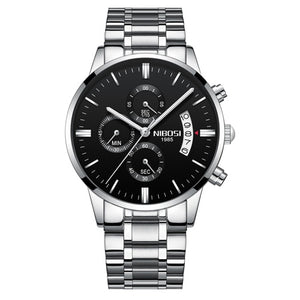 NIBOSI 2020 Mens Watches Top Brand Luxury Men Blue Watch Military Sport Wristwatch Quartz Watch erkek saat Relogio Masculino