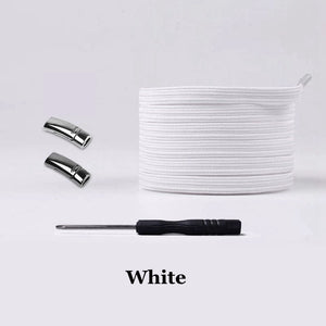 1 Pair Magnetic Shoelaces Elastic No Tie Shoe laces Kids and Adult Flat Sneakers Shoelace Quick Lazy Laces Magnetic Buckle