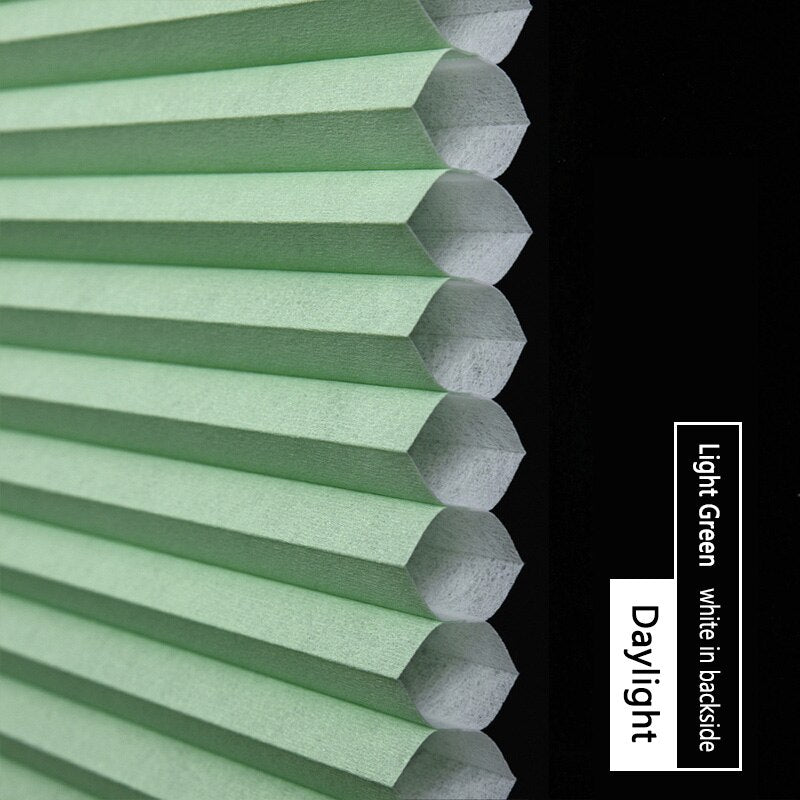 Made-to-Order Blackout Motorized Cellular Shades, Cordless Honeycomb blinds, Remote and Batteries Included