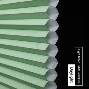 Made-to-Order Blackout Motorized Cellular Shades, Cordless Honeycomb blinds, Remote and Batteries Included