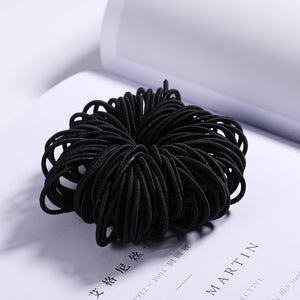 100PCS/Set Girls Candy Colors Nylon Elastic Hair Bands Children Rubber Band Headband Scrunchie Fashion Hair Accessories