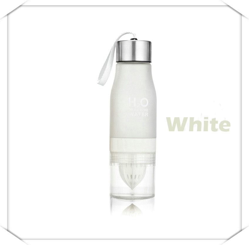 New Xmas Gift 650ml Water Bottle Plastic Fruit Infusion Bottle Infuser Drink Outdoor Sports Juice lemon Portable Kettle
