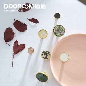 Dooroom Brass Hooks Shell Nordic Pastoral White Gold Bathroom Indoor Kitchen Hallway Wall Clothes Hooks Wall Hangings Row Hooks