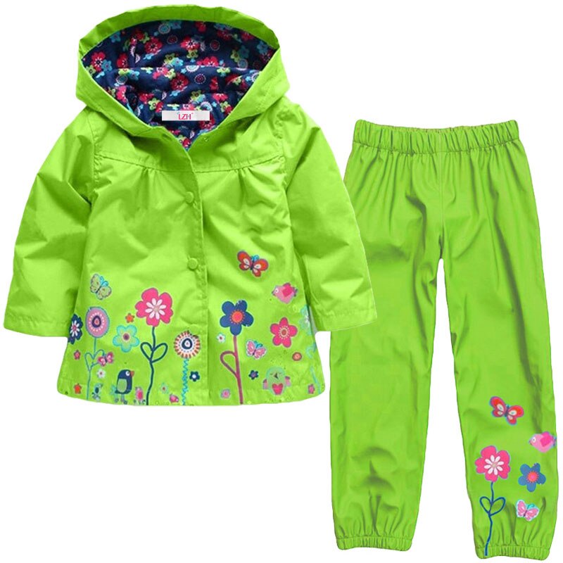 LZH Girls Clothing Sets 2020 Autumn Winter Girls Clothes Set Hoodie Jacket+Pants Kids Clothes Boys Sport Suit Children Clothes
