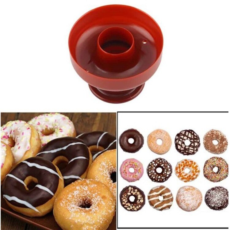 Plastic Mini Donuts Maker Dessert Dispenser Deep Fry Donut Mold Easy Fast Portable Arabic Waffle Mold Gadget Kitchen Tools