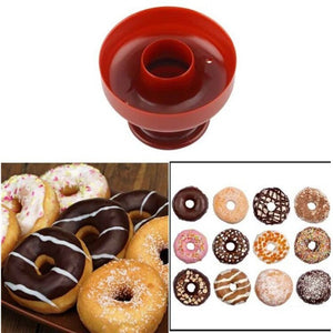 Plastic Mini Donuts Maker Dessert Dispenser Deep Fry Donut Mold Easy Fast Portable Arabic Waffle Mold Gadget Kitchen Tools