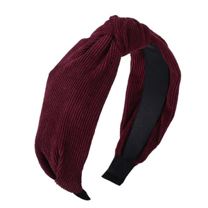 Haimeikang Solid Colors Hair Knotted Hair Band for Women Headbands Hairbands Headwear 2018 New Arrival