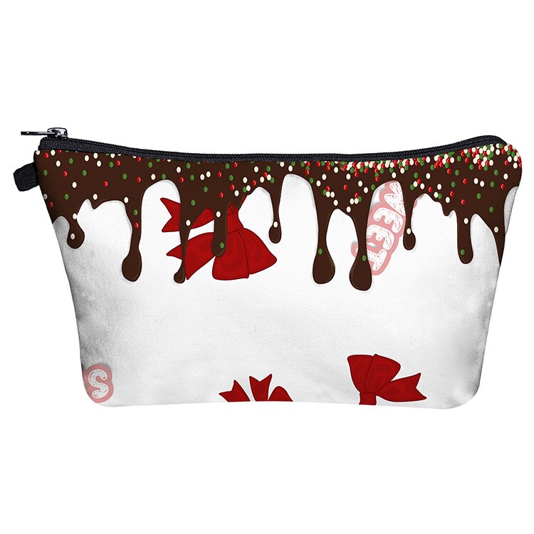 eTya Women Christmas Cosmetic Bag Travel Organizer Beauty Makeup Bag Fashion Women Brand Make Up Wash Pouch Toiletry Bags Case