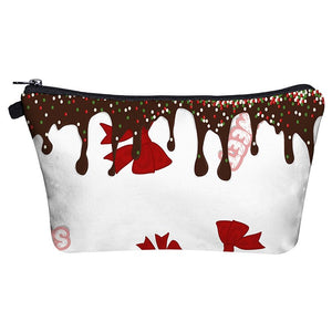 eTya Women Christmas Cosmetic Bag Travel Organizer Beauty Makeup Bag Fashion Women Brand Make Up Wash Pouch Toiletry Bags Case