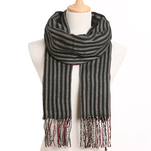 [VIANOSI] 2020 Plaid Winter Scarf Women Warm Foulard Solid Scarves Fashion Casual Scarfs Cashmere Bufandas Hombre