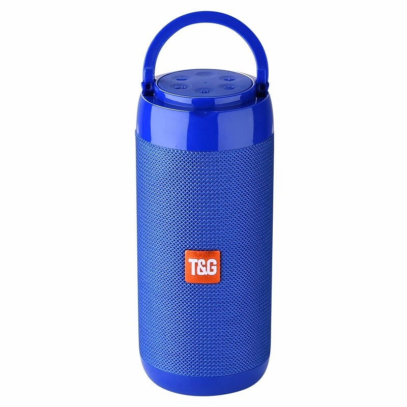 TG113C Column Portable Bluetooth Mini Speaker with FM Radio TF Card AUX Cable Wireless Loundpeakers &Phone Holder 9 Colors