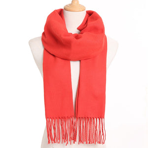 [VIANOSI] 2020 Plaid Winter Scarf Women Warm Foulard Solid Scarves Fashion Casual Scarfs Cashmere Bufandas Hombre