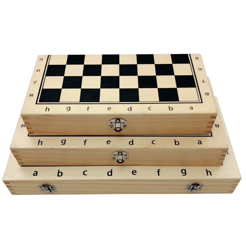Hot Top Quality Wooden Folding Magnetic Chess Set Solid Wood Chessboard Magnetic Pieces Entertainment Board Games Children Gifts