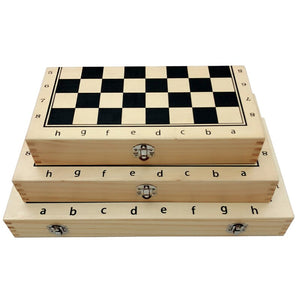 Hot Top Quality Wooden Folding Magnetic Chess Set Solid Wood Chessboard Magnetic Pieces Entertainment Board Games Children Gifts