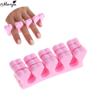 50/100pcs Pack Toes Separators Nail Art Soft Sponge Fingers Separators UV Gel Polish Beauty Manicure Pedicure Tools