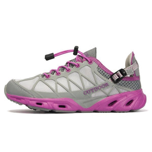 Men Hiking Shoes Women Trekking Outdoor Sport Shoes Non Slip Tactical Climbing Shoes Water Upstream Ladies Sneakers Quick Drying